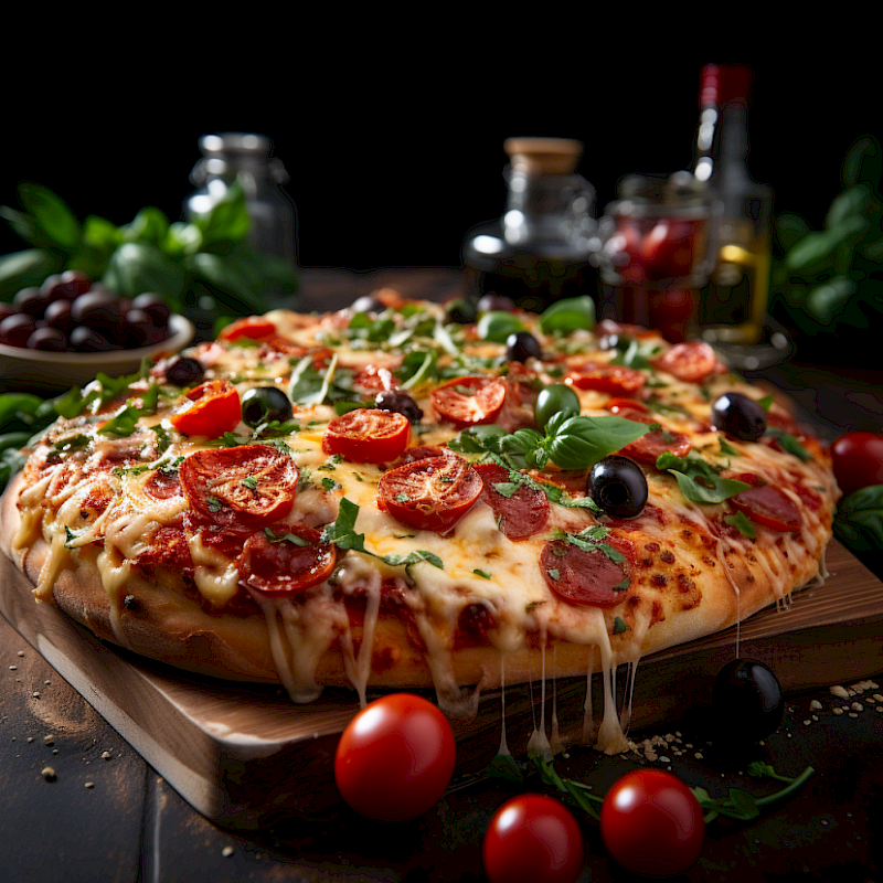 Galeriefoto: Pizzateig aus Spinat