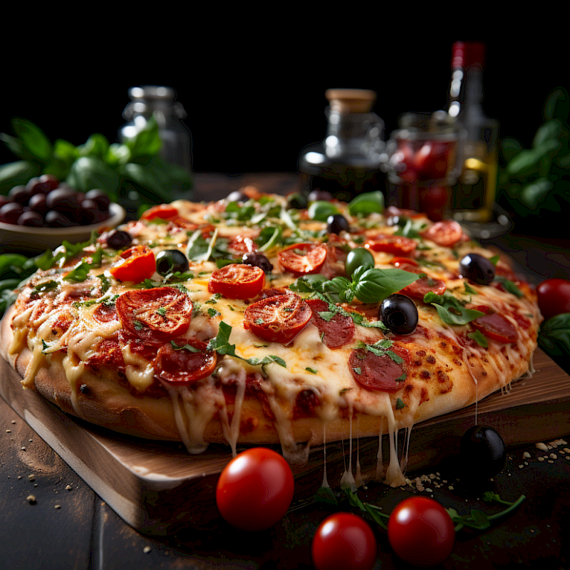 Galeriefoto: Pizzateig aus Aubergine und Parmesan