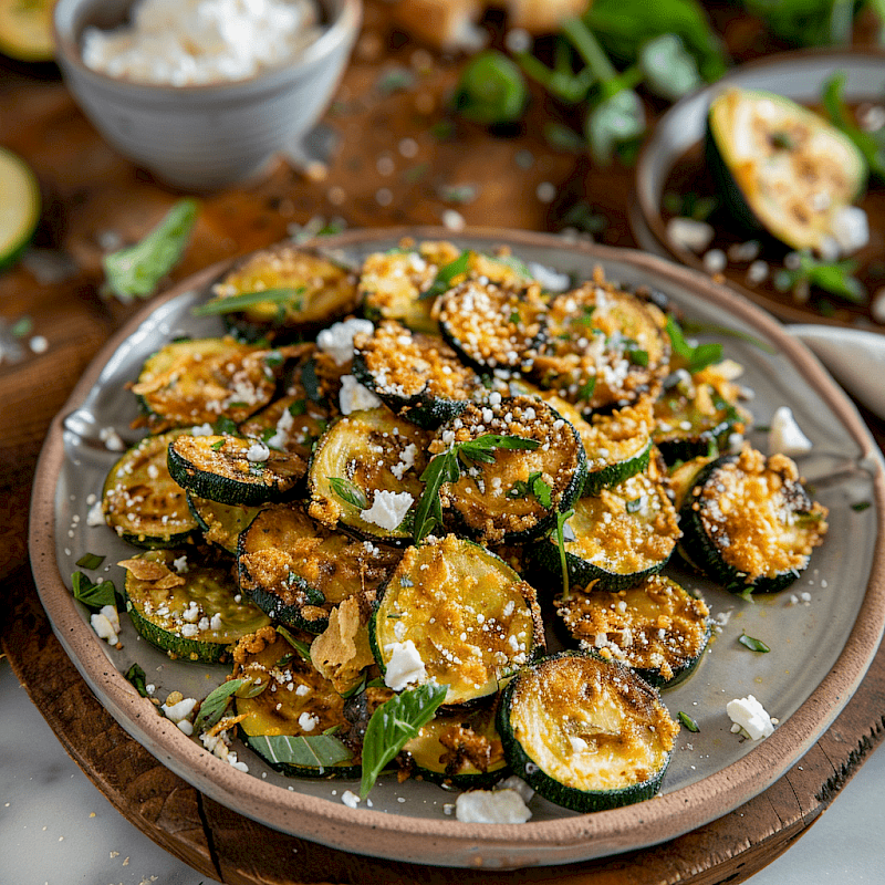 Galeriefoto: Gebratene Zucchini mit Feta