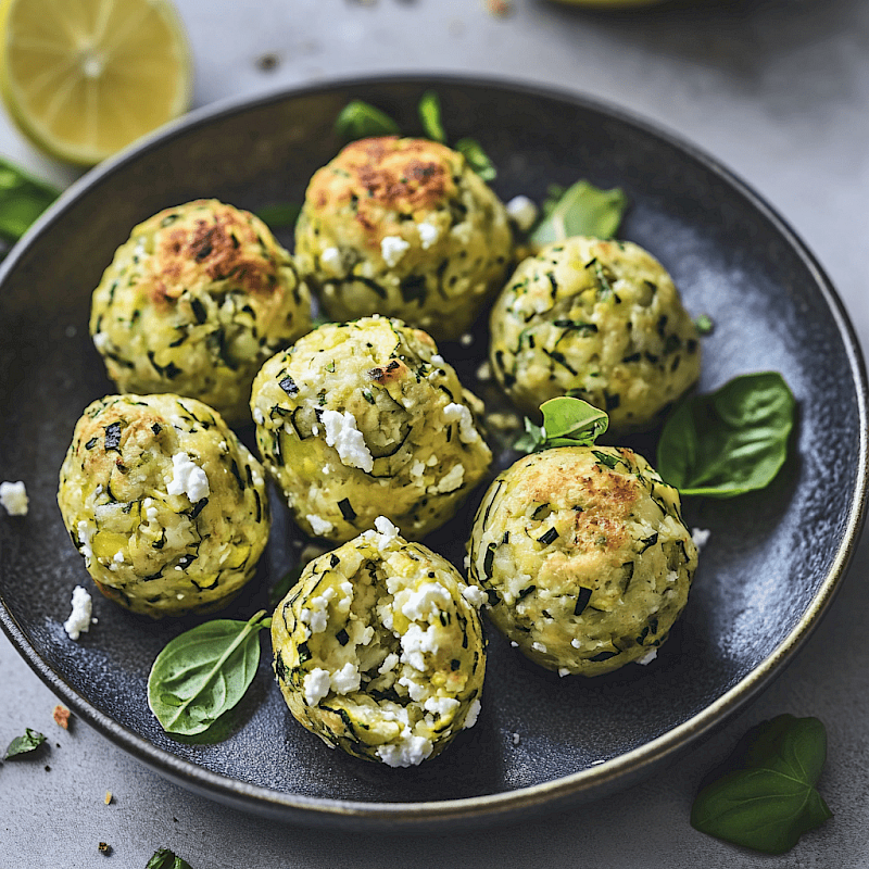 Galeriefoto: Zucchini-Feta-Bällchen