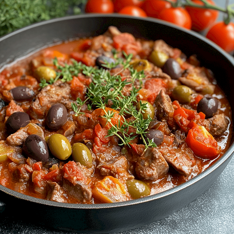 Galeriefoto: Lammragout mit Oliven und Tomaten