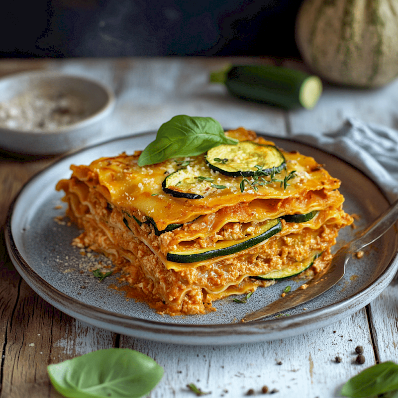 Galeriefoto: Kürbis-Lasagne mit Zucchini-Platten