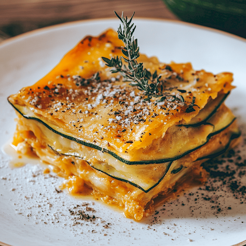 Galeriefoto: Kürbis-Lasagne mit Zucchini-Platten